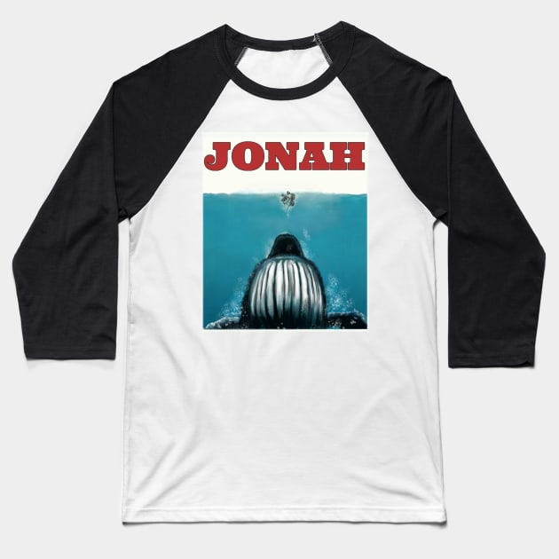 Jonah & The Whale Baseball T-Shirt by pluasdeny